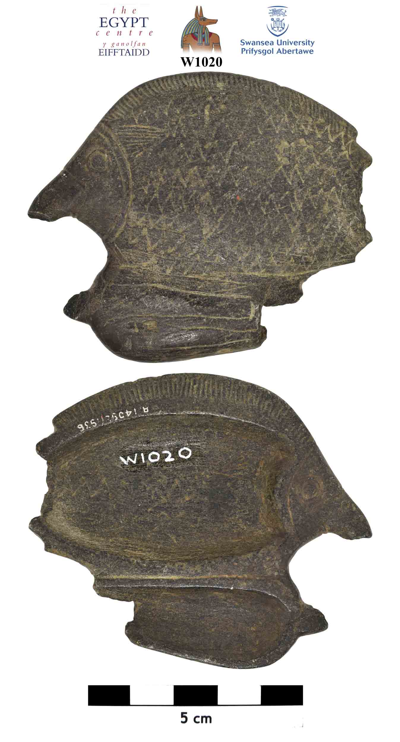 Image for: Stone dish in the shape of a fish